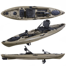 LSF Single 12FT Fishing Foot Pedal Drive Plastic Kayak